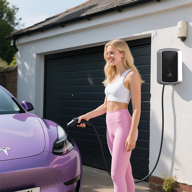 EV Wallbox Rapid Charging Station 22kW Overnight Charging Wallbox EV Charger Type 2 Eu Stock Fast Charger for Electric Vehicle - Image 3