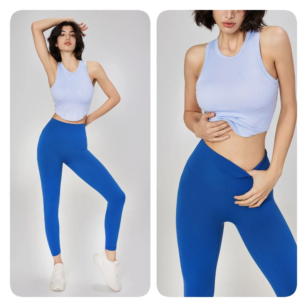 Beauty Back Fitness Wear Yoga Beautiful Naked U Neck Push-up Yoga-gal Vest Yoga Sports Wear Women's No Steel Ring Bra Pack of 2 - Image 4