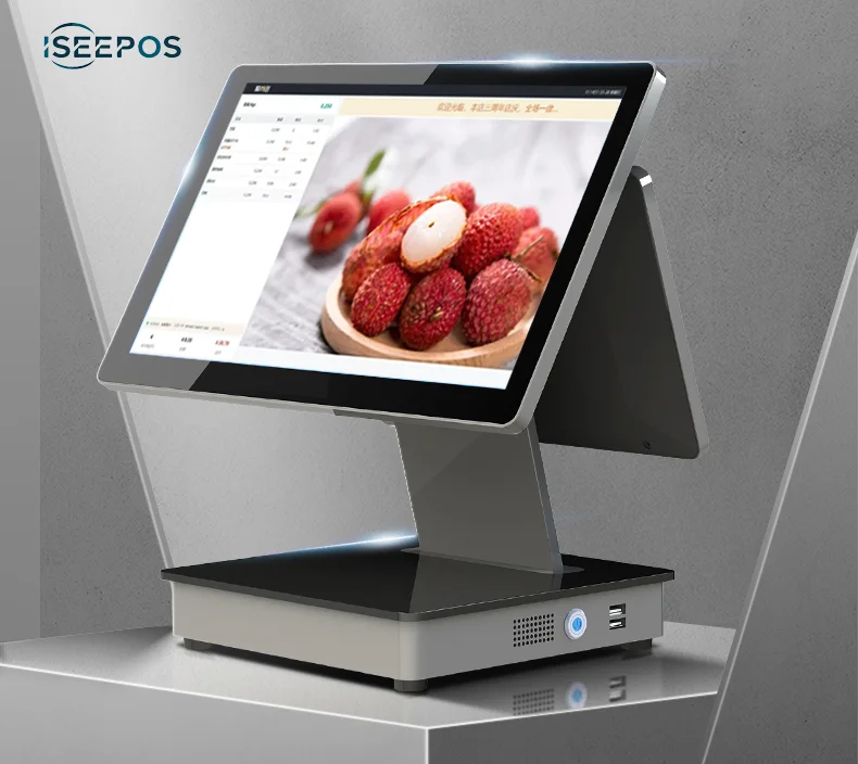 JJPOS JJ-Q8B Windows Dual 15.6 Inch Capacitive Touch Screen POS System I3-4th Gen CPU Cash Register Machine Wi-Fi 6 Bluetooth - Image 4