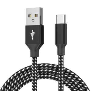 1m 2m 3m SuperCharging Cable USB-C Braided Data Cable Ultra-Fast Charging Cable USB-A to Type-C Data Cable Phone Data Cable Pack of 5