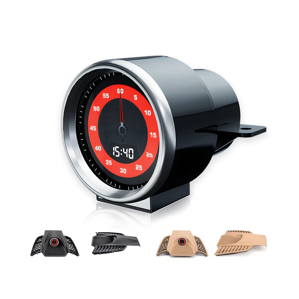 Analog Sport Chrono Stopwatch Dashboard Cover for Porsche Cayenne 2010-2017 Auto Electronics Interior Modification - Image 2