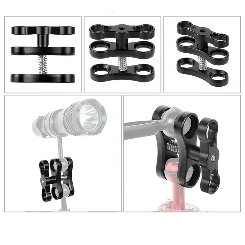 Takenoken Aluminum Alloy Diving Camera Tray System Underwater Vlog Photography Light Arm with Ball Clamp Mount Appareil Photo - Image 3