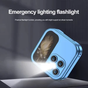 I17 Mini Tiny Flip Mobile Phone 2 SIM Standby Magic Voice FM Radio Flashlight Blacklist 1.77 Inch Small Square Foldable Phone Pack of 5