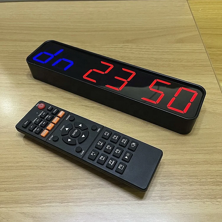 New Design 1.5 Inch 6 Digits Mini Workout Battery Gym Timer Magnetic Digital Stopwatch Timer Clock Pack of 10 - Image 4