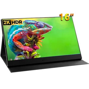 16 Inch Portable Monitor 2K 2560*1440P 60Hz 144hz Desktop Monitor for Gaming or Working