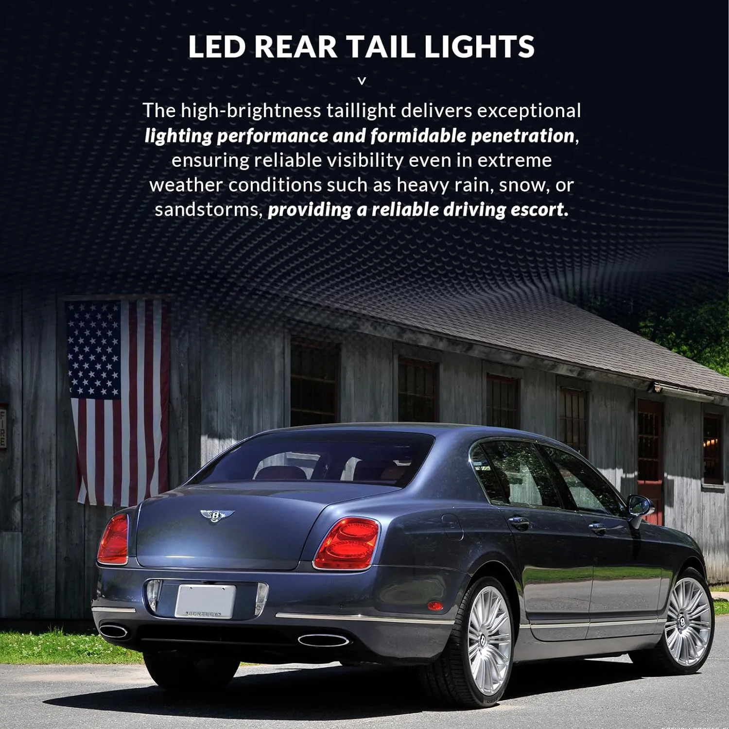 Rear Lamp Tail Light Assembly for Bentley Flying Spur 2005-2009 2010 2011 2012 2013 3W5945095F 3W5945096F Car Auto Parts - Image 2