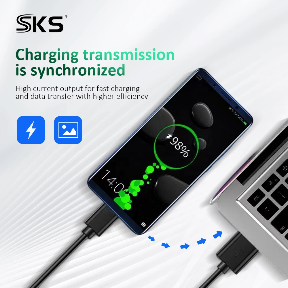 1M 2M USB-A to Type-C/Micro USB Cable 3A Fast Charging for Mobile Phones Computer Barcode Scanner Printers & Smart Devices - Image 4