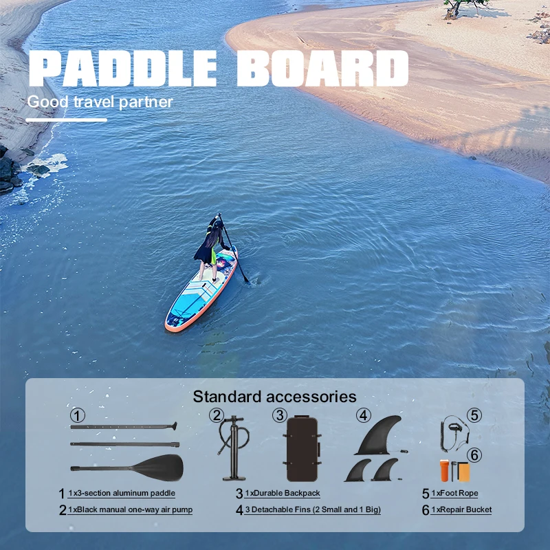 ULTTY 10'6" Good Quality Paddle Board for Sale Wholesale Sup Stand up Inflatable Surf Standup Paddle Board - Image 3