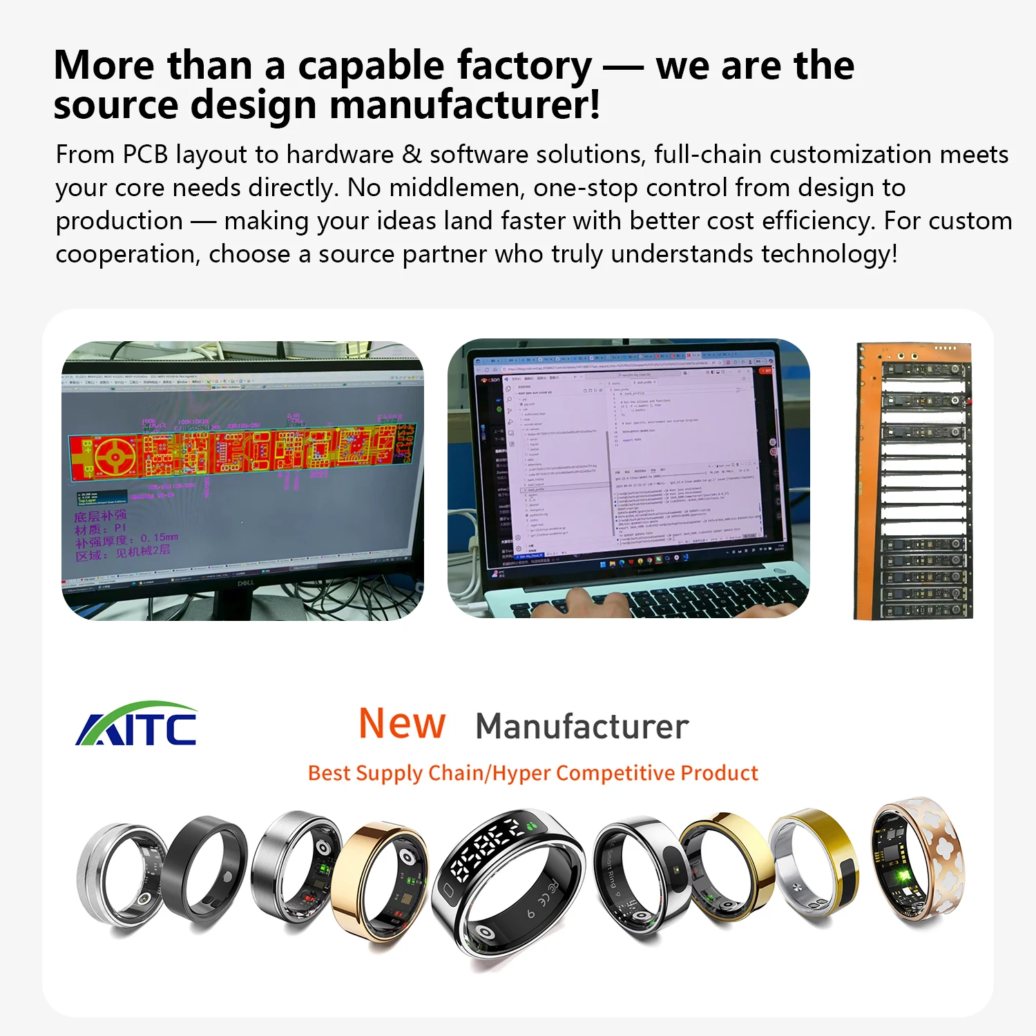 New AITC ECG Smart Ring R30 - Heart Rate SpO2 Sleep Monitor, Activity Fitness Tracker with Sport Modes for Men Women Pack of 2 - Image 4