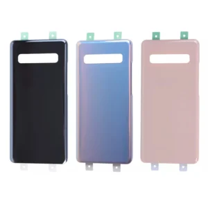 Phone Back Housing+Rear Camera Lens for Samsung S10 5G G977 Phone Replacement Battery Cover Pack of 5