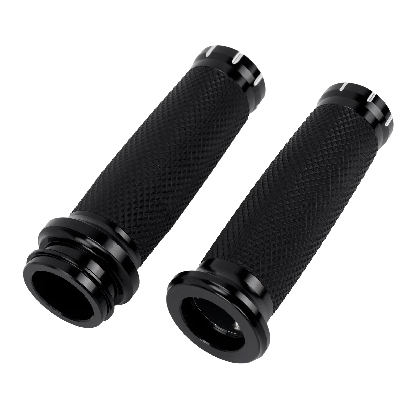 1'' 25mm Electronic Handlebar Hand Grips Fit for Harley Touring CVO Street Glide Softail Fat Boy