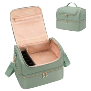 ReIaveI Customized Large Capacity Portable Cosmetic Box Beauty Nail Polish Storage Box Essential Oil Nail Iamp Handbag