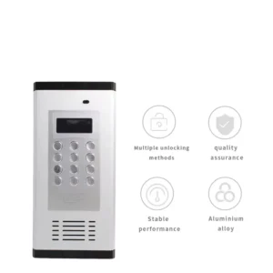 200 Users Intercom K6 2G/4G Gsm Apartment Access Control Keypad by Free Phone Call with RFID Card Use Gate Opener