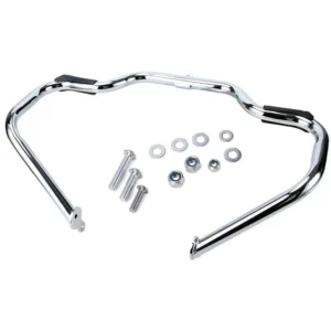 Factory Custom - Black Highway Bumper Engine Cover for 1997-2008 Harley-Davidson Grand Bar Touring Models Guard Bumper Crash Bar Pack of 2