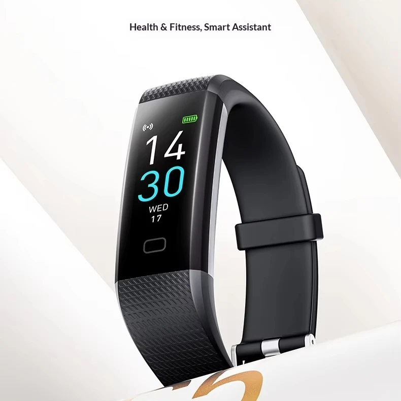 S5 Smart Bracelet Body Temperature Blood Pressure Fitness Heart Rate Meter Step Watch Factory Gift Wholesale