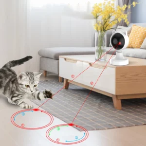 Cat Toy Electric Smart Auto Pet Teaser Rotating Toys Innovative Custom Automatic Interactive Cat Laser Toy