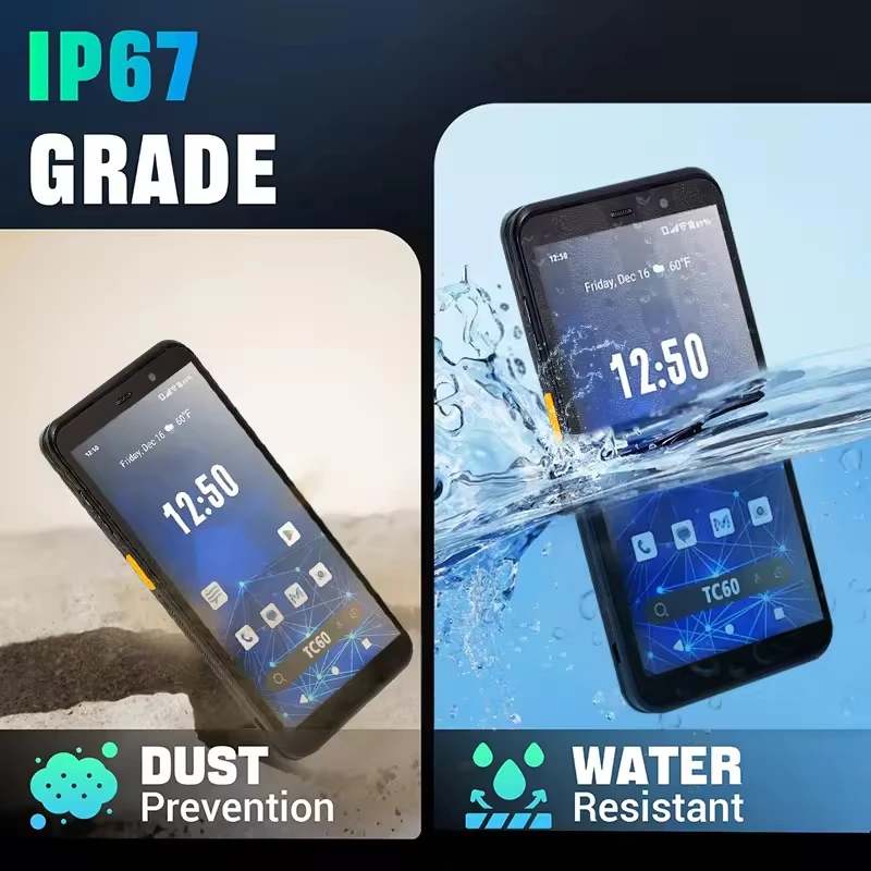 Handheld Terminal Google GMS PDA NFC 6.0 InchesTouch Screen Android14 1d/2d/QR Terminal Device 5000Ah With WIFI 4G for Logistic - Image 3