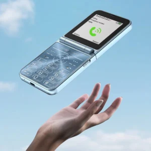 Folding Flip Button Elderly-Friendly Mobile Phone with 2G Connectivity