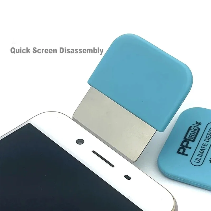 PPD 7pcs LCD Screen Mobile Back Cover Glass Disassembly Blade Kit CPU Chip Glue Cleaning Pryer Splitter Card Cutting Knife Blade Pack of 2