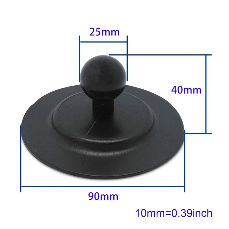 Van Truck Universal Dash Camera Gps Bracket Car Holder for gopro Go Pro 1'' Ball Base Thread Camera Mount Adhesive Sticky Mounts - Image 3