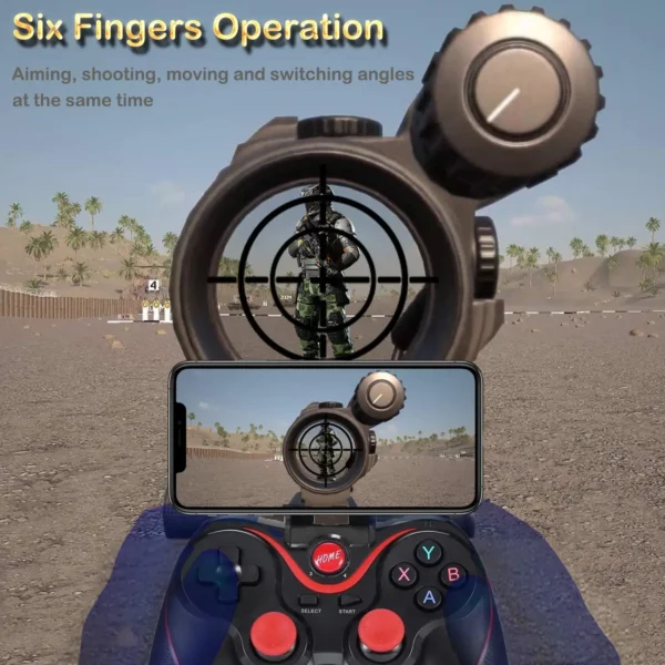 Android Gamepad Wireless BT Games Controller Key Mapping Joysticks 1