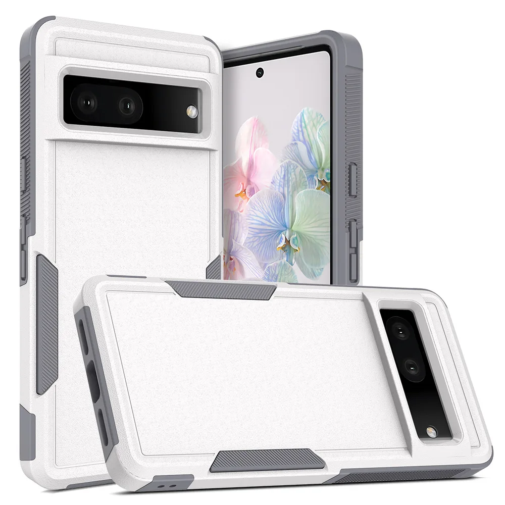 Shockproof Hybrid 2 in 1 Case Full protection for google Pixel 8 Pro 6A 6 Pro case Anti-scratch and Anti-slip Pack of 20 - Image 4