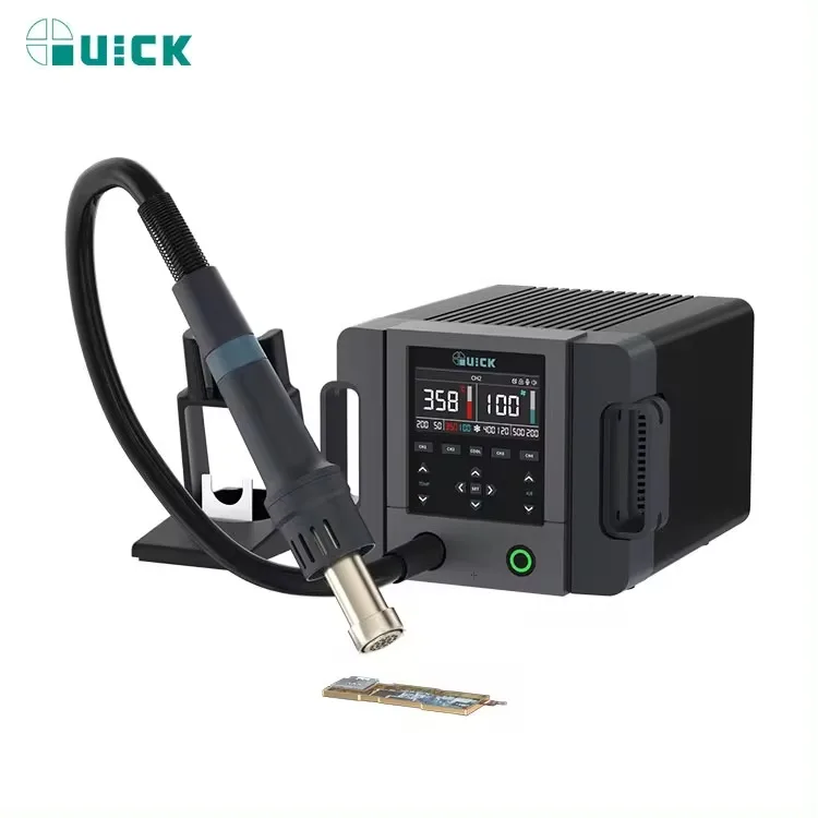 QUICK 861PRO 1300W Smart Hot Air Desoldering Station BGA SMD Rework Station for Mobile Phone Motherboard PCB Repair Station - Image 2