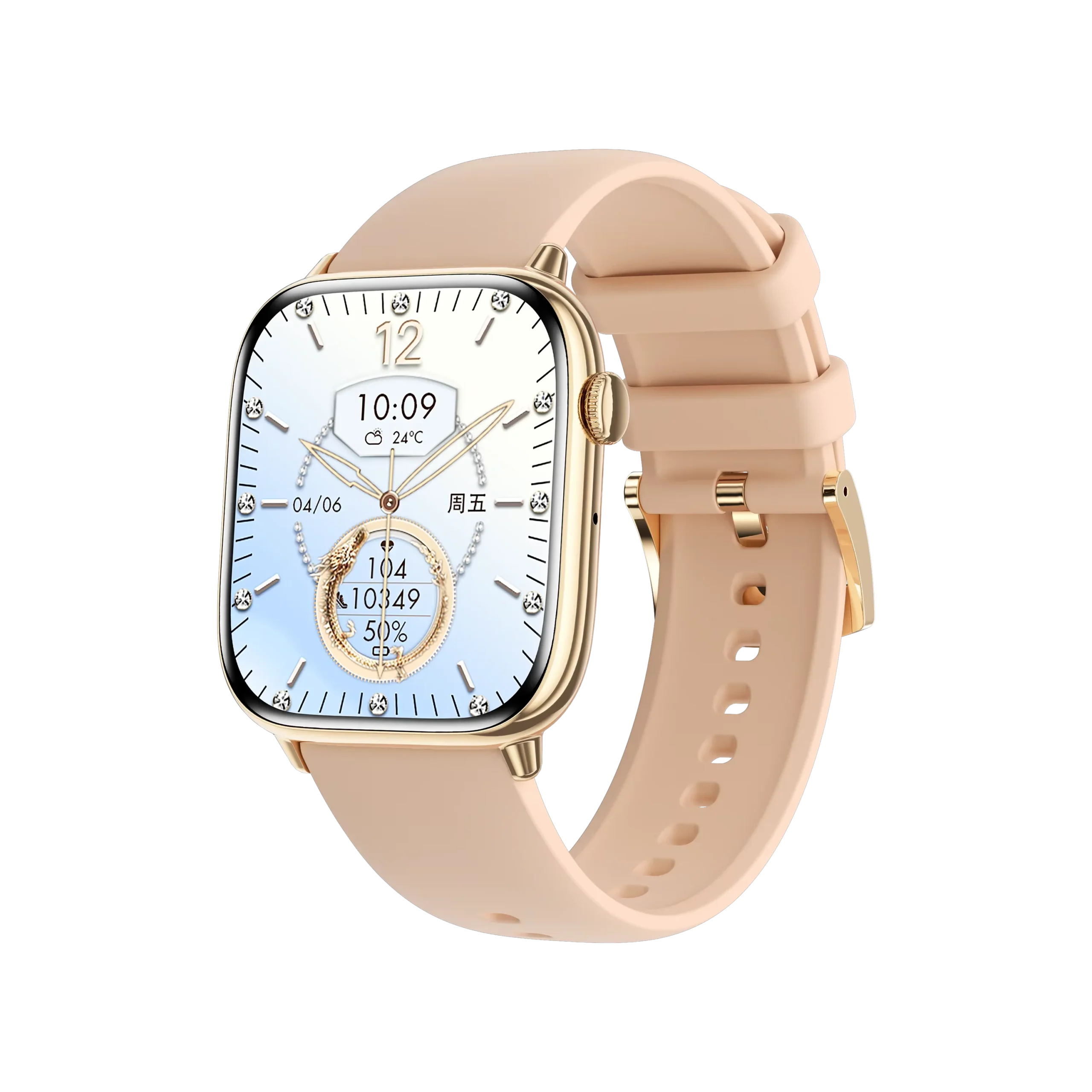 New HD13 Fitness Tracker Smartwatch with Answer Call Women Health Monitoring IP68 Waterproof Smart Watch AMOLED Display Pack of 2