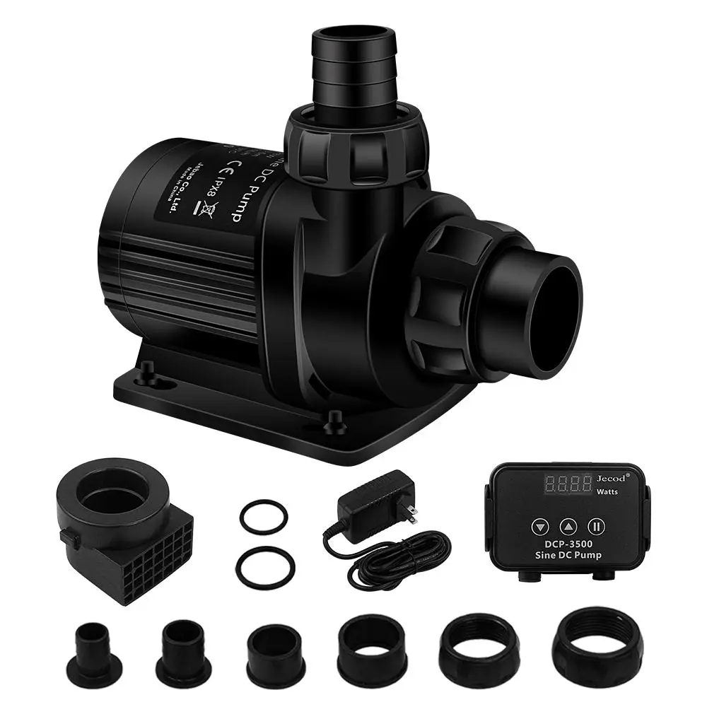 Jebao DCP Series Silent Smart DC Submersible Water Pump Koi Pond Pump Sine Wave Pump for Freshwater Saltwater Fish Tank