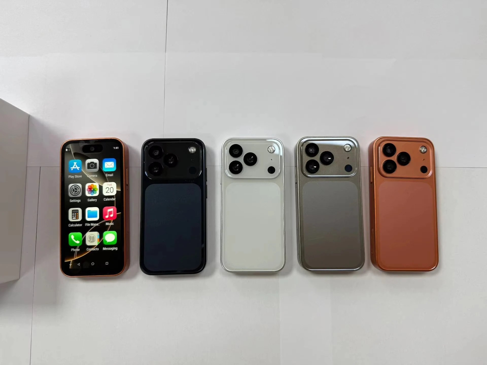 New Unlocked 17Promax Mini Android Phone CDMA 4G+128G OLED Deca Core Dual-SIM Dual-Standby System Quick Charge HD Screen - Image 3