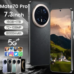 for Huawei Mate 70 Pro 5G Smartphone 16GB+1TB Android 14 7.3inch HD Facial Recognition Dual Card 100W Spanish Global