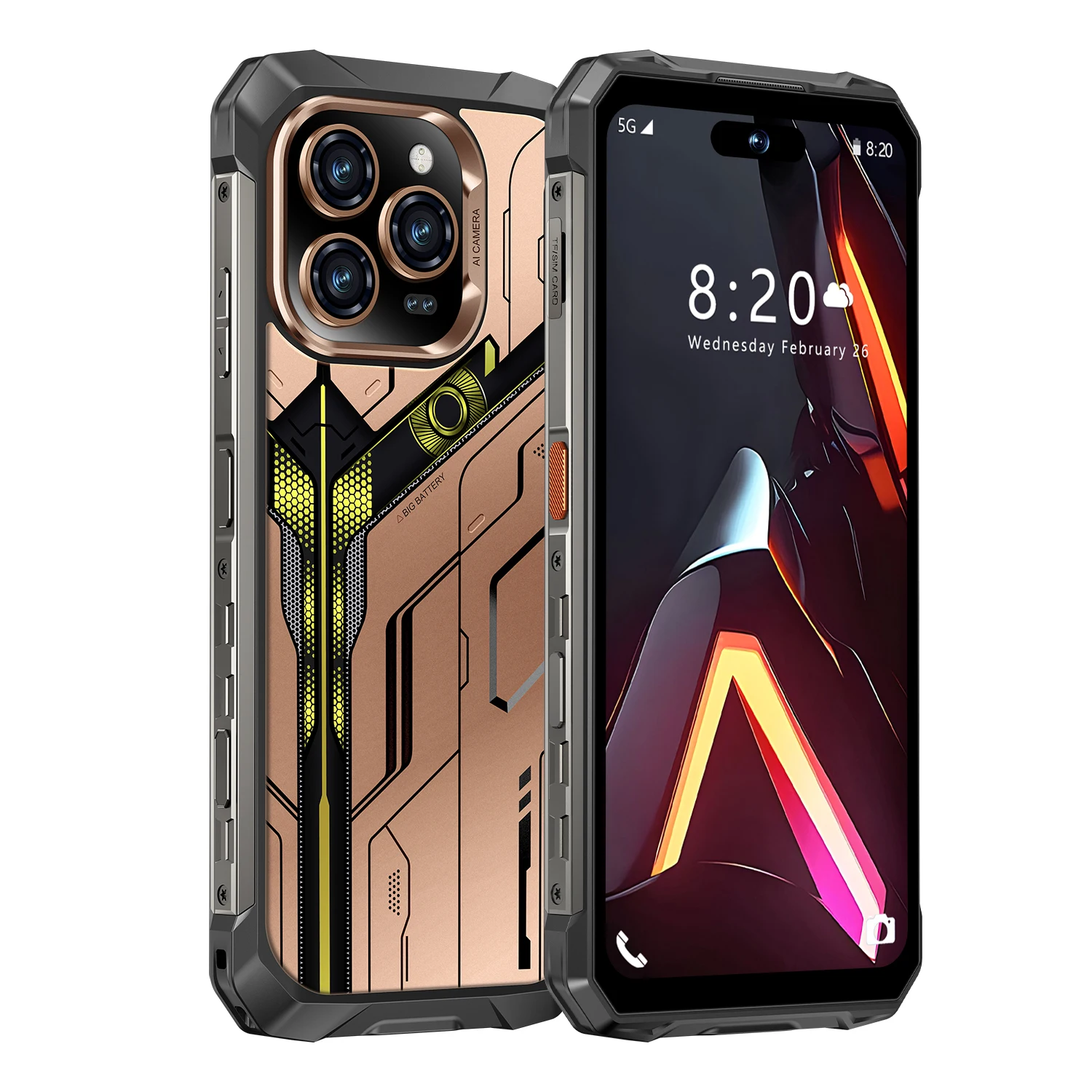 Rugged Android Cheap Indestructible Waterproof Mobile Ip68 Smartphone Cell Shockproof Rugged Smart Phones - Image 3
