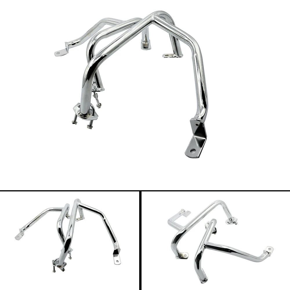 Factory Direct Sales - Customizable Black Engine Guard bar for Honda CB 400 SS, Sturdy Highway Crash Bar. - Image 4