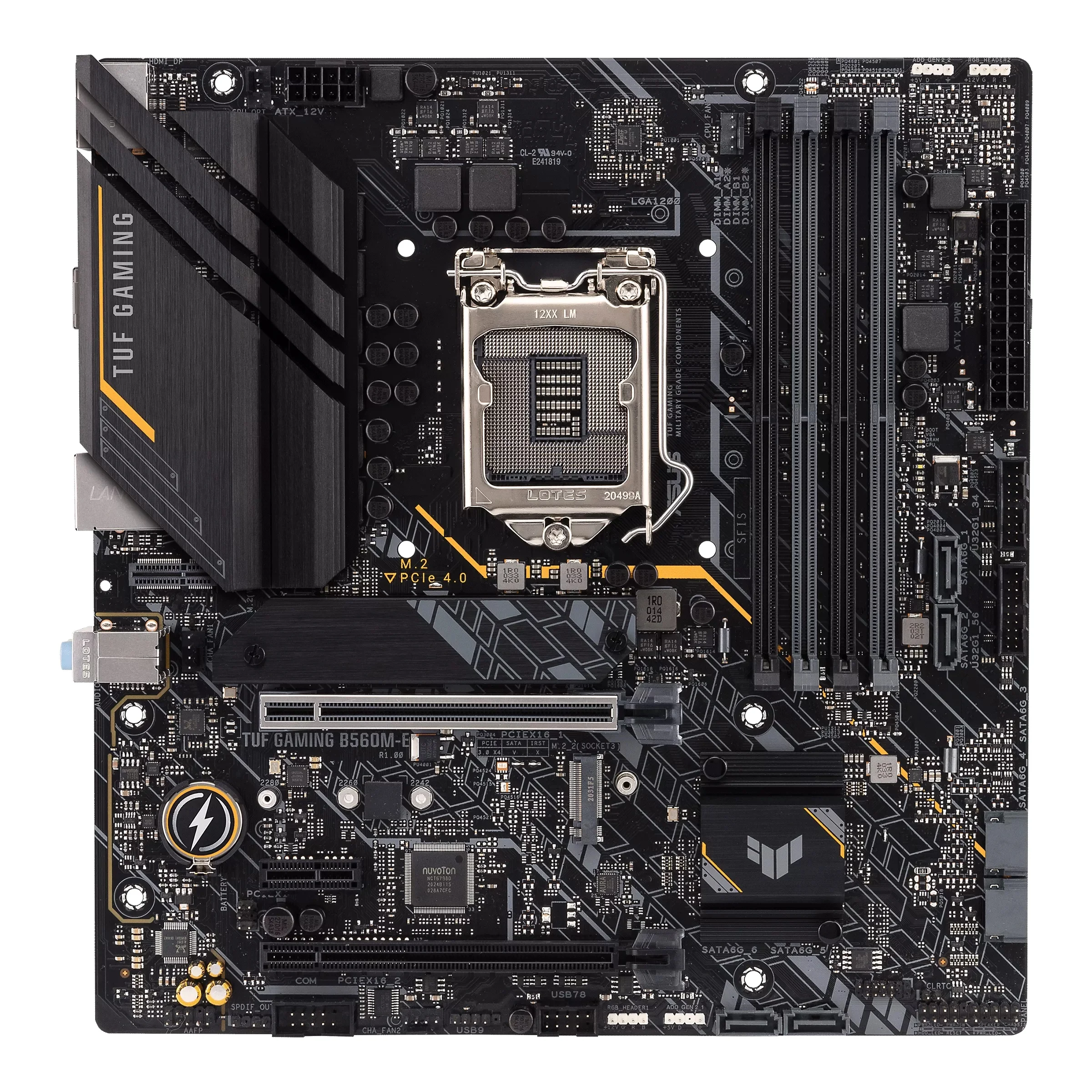 Cheap Intel for ASUS TUF GAMING B560M-E Micro-ATX Desktop Motherboard LGA1200 10th/11th Gen I9/I7/I5 for DP 4xDDR4 12GB M.2 RGB - Image 3