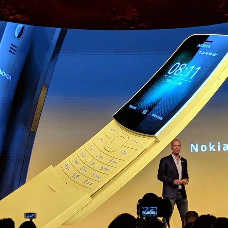 8110 Classic Banana 4G Full Network Slider Model Phone Authentic Stock Ideal for Cross Border Trade and Multilingual - Image 3