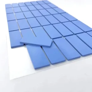 JIADI 100PCS/Box Pre-Cut Thermal Silicone Pad 12*12mm Mobile Phones Motherboard Chip CPU Circuit Board Heat Conduction Cooling Pack of 5