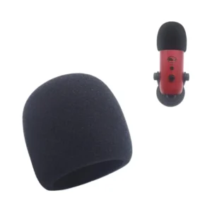 Dead Cat Handheld Microphone Wind Muff Pop Filter Sponge Sleeve for Blue Yeti Pro Yeti X Foam Windscreen Cover for Blue Yeti Pack of 100