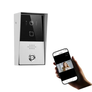 Tuya Smart POE Powered Wi-Fi Video Doorbell System OLED Intercom Flip Design Outdoor Use Wireless Camera Home Security