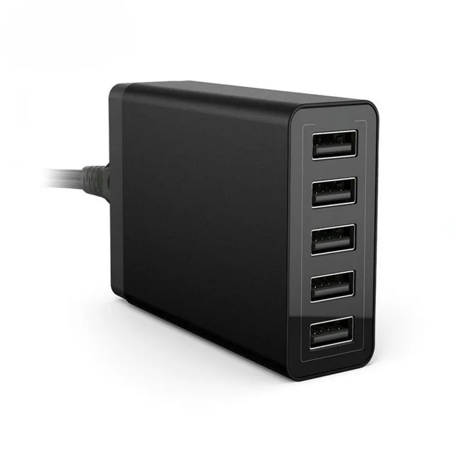 5 Ports USB Charger 40W 30W Mobile Phone Fast Usb Wall Charger Cargador Mobile Phone Charger With Package