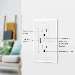 High Quality Wifi Smart Wall Switch Socket in One Remote Control China Wholesale at  Max. Current 15a Pack of 50