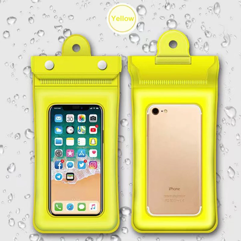 Wholesale Cheap Unisex Universal Phone Pouch Water Proof Mobile Phone case Cover Pouch Transparent Touch for All Types of Phones - Image 4