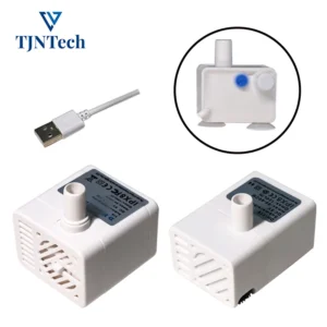 DC 5V 150L/H Water Pump with Lamp & Censor Auto-Shutdown for Pet Water Fountain USB Charged Submersible Water Pumps Pack of 10