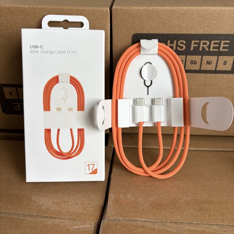 Braided Nylon 60W USB C Data Cable 1m Fast Charging Type C Cable for 16 16Pro Max 15 15Pro Max 14 17pro Max - Image 4