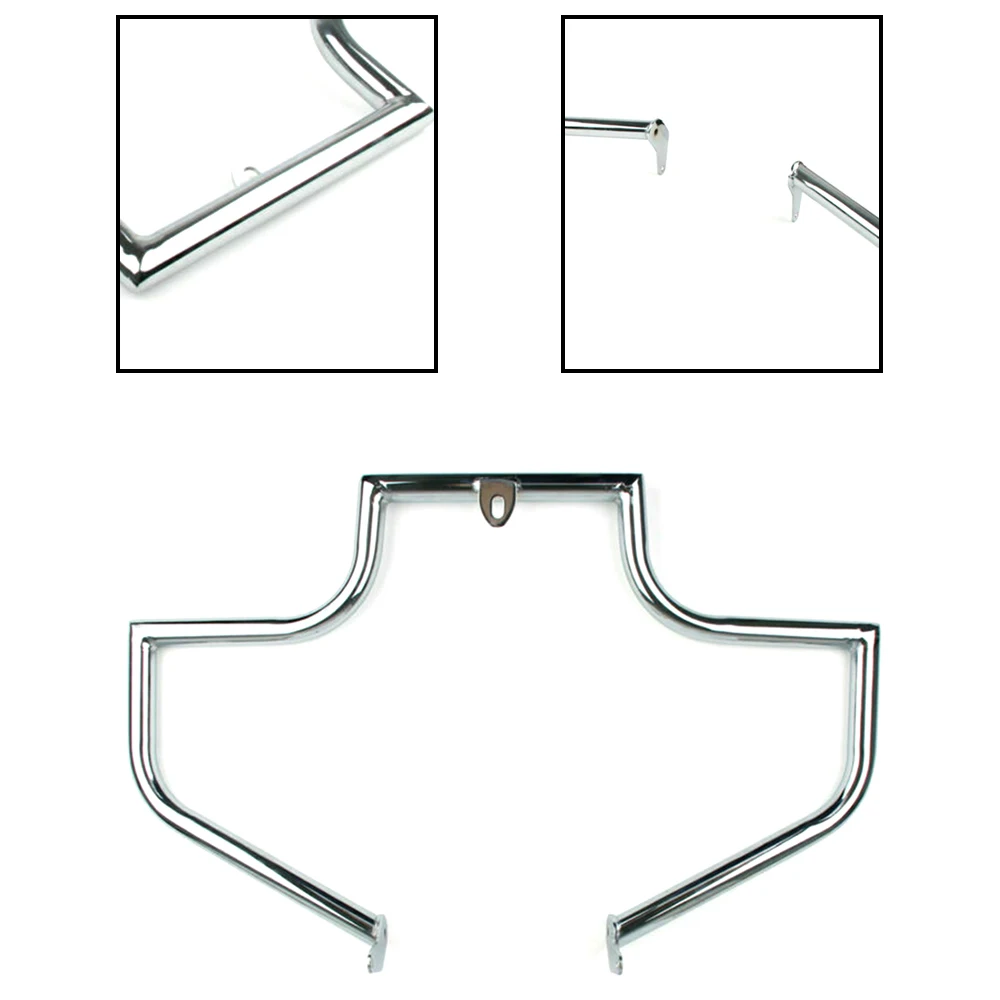 Full Customization Service - Side Impact Bars, Frame Protector/bumper Guards for 00-17 Harley Softail Heritage Black Chrome - Image 3