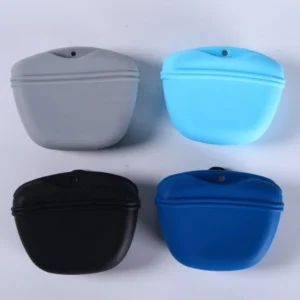 Custom Logo Color Silicone Waterproof Small Dog Treat Bag Manufacturers Leak Proof Silicone Food Bags Pack of 10