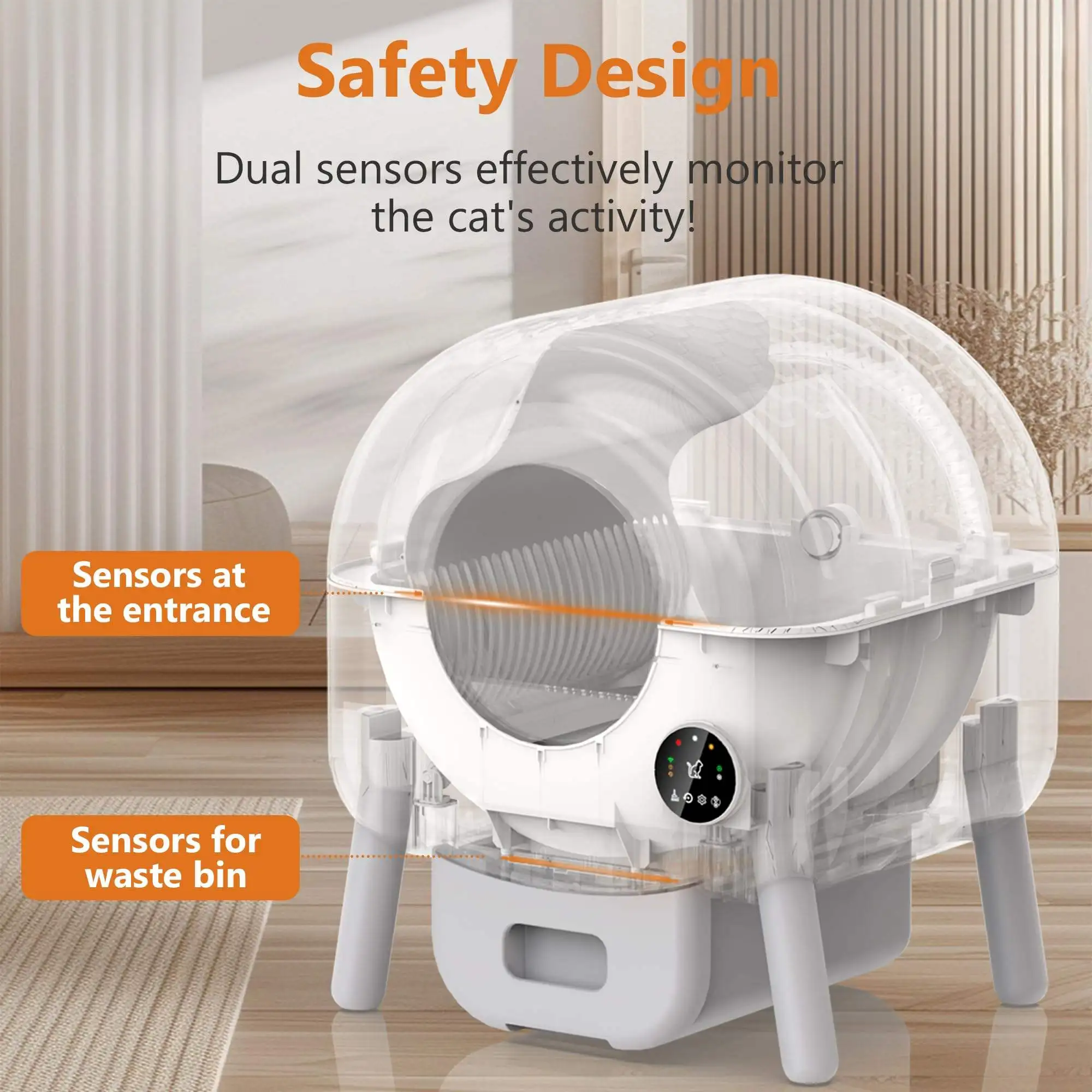 Interactive Eco-Friendly Cat Toy with Automatic Mouse Hanging Design for Mental Enrichment Pack of 2 - Image 3