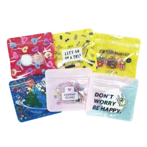 Wholesale Custom Printed CPP Plastic Jewellery & Candy Ziplock Bags Resealable Moisture Proof Gravure Printing Surface Handling Pack of 250