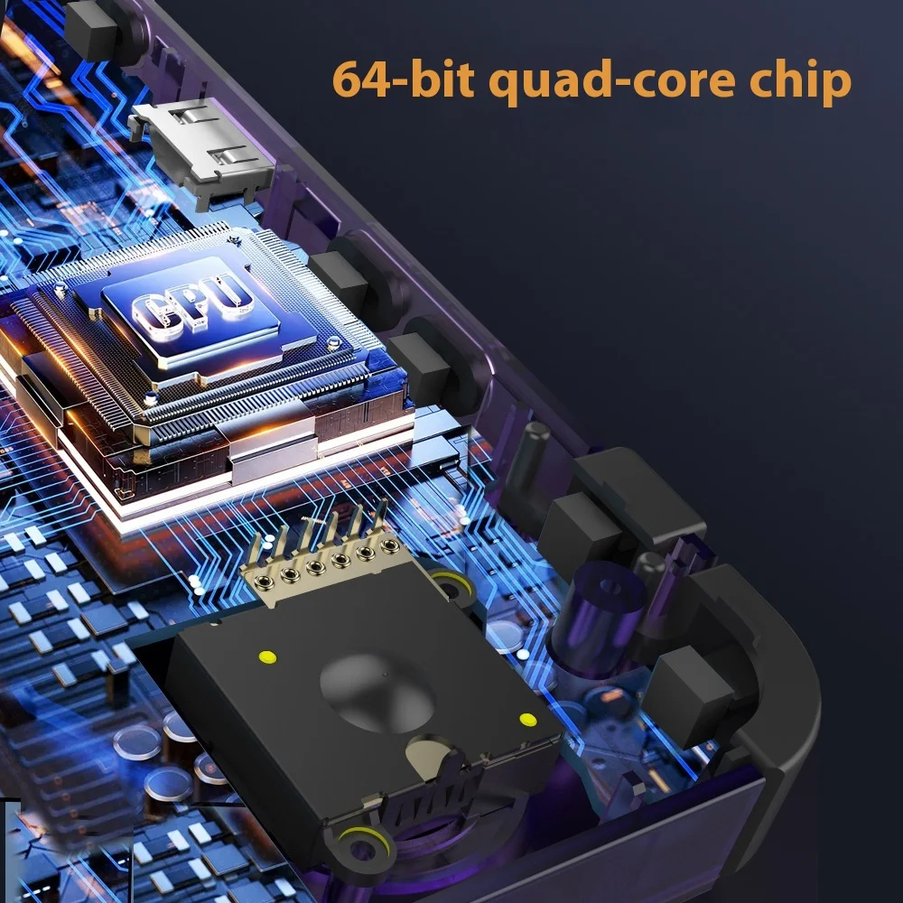 R36H Open Source Handheld Dual Rocker Joystick Arcade Game Machine Nostalgic Retro Linux Dual System Handy Portable Game Player Pack of 2 - Image 4