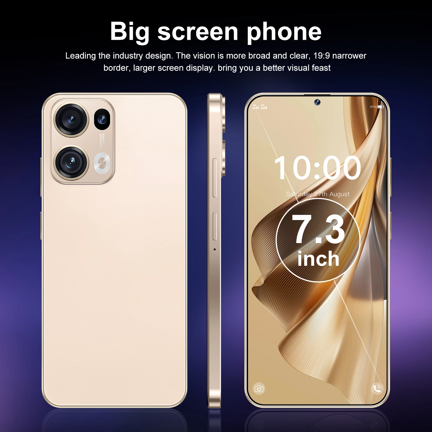 Reno 13 Pro Flat Screen OLED Mobile Phone 6800mAh Battery Density 9200+108MP Selfie Camera 5G Smartphone Telephone - Image 4