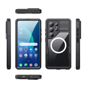 IP68 Waterproof Case for Samsung S26 Ultra Full Body Protection Wireless Charging Lens Protection Case Impact Resistant Case Pack of 20